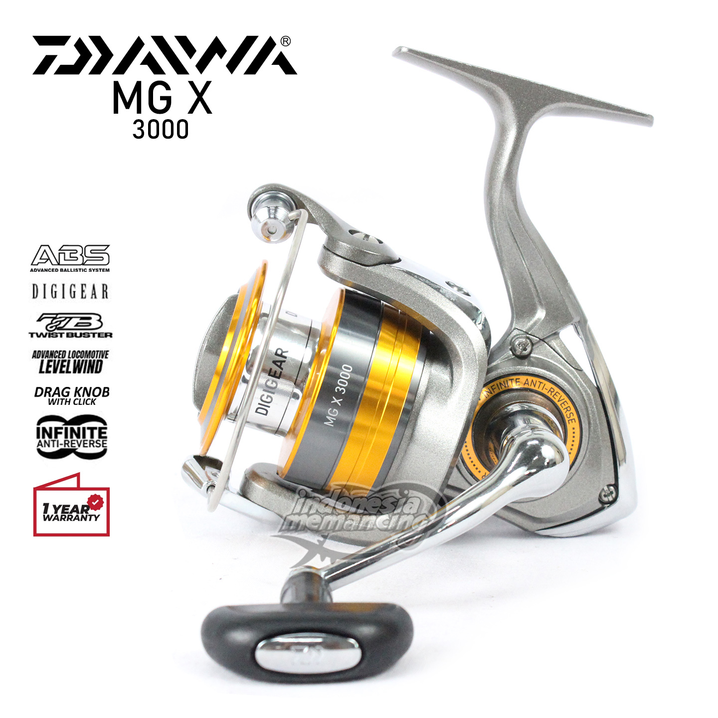 Reel Daiwa MG X - Gambar 2