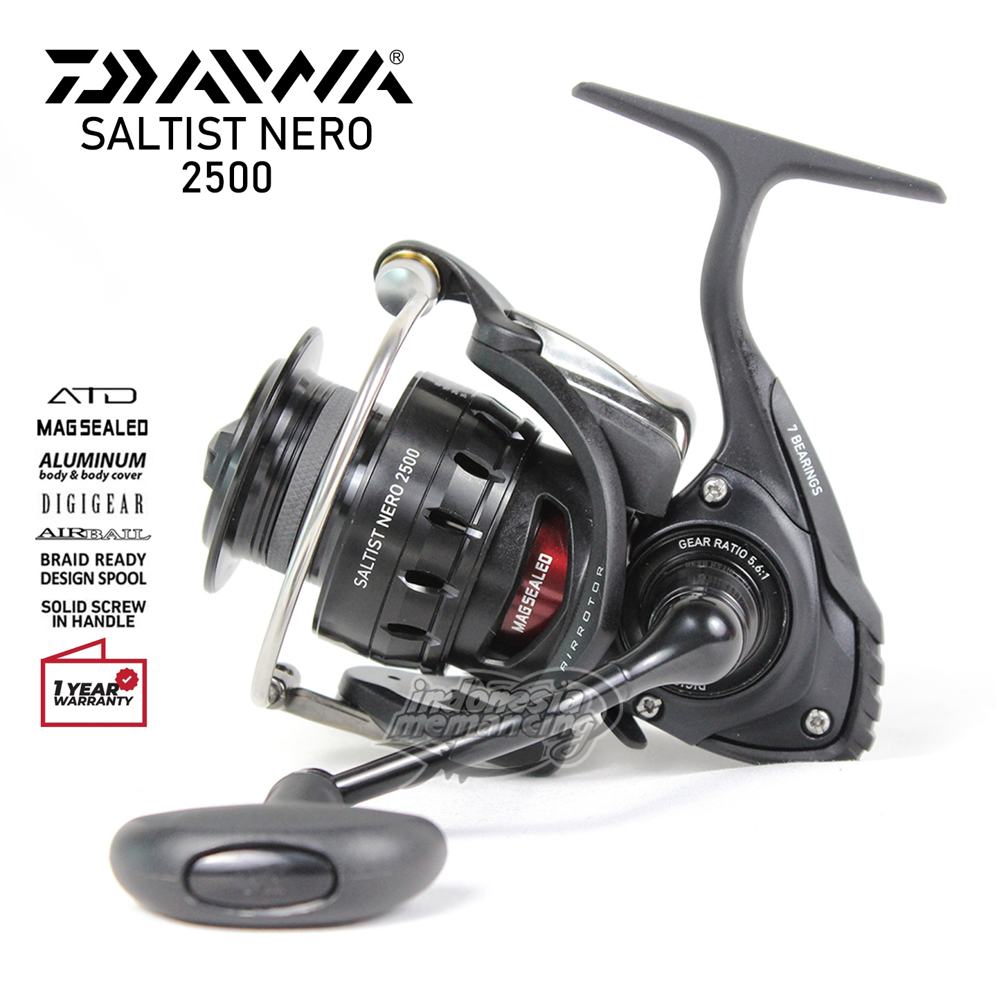 Reel Daiwa Saltist Nero - Gambar 2