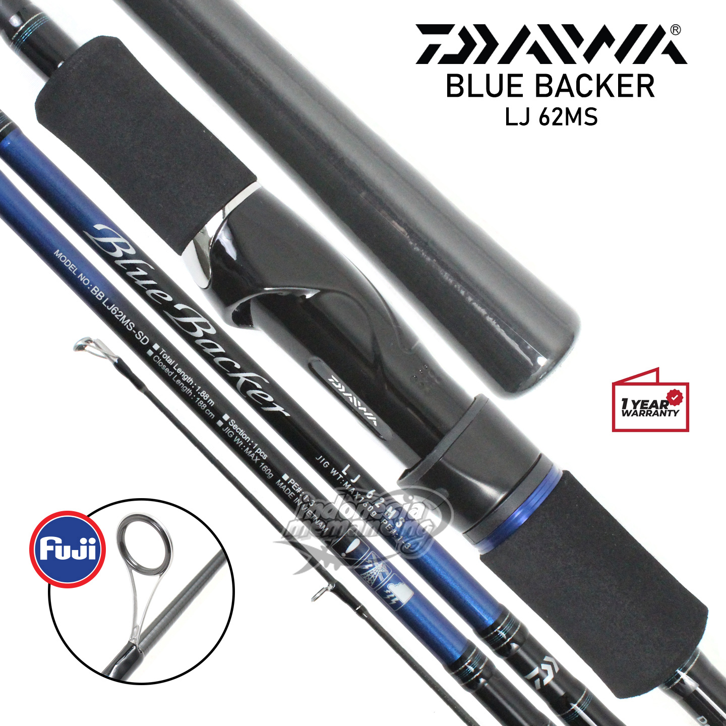 Joran Daiwa Blue Backer LJ - Gambar 3
