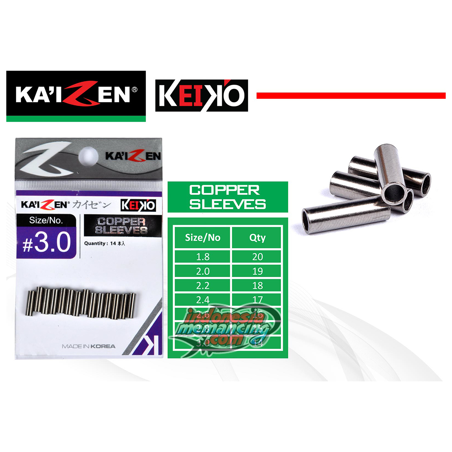 Sleeves Kaizen Keiko Copper Sleeves - Gambar 3