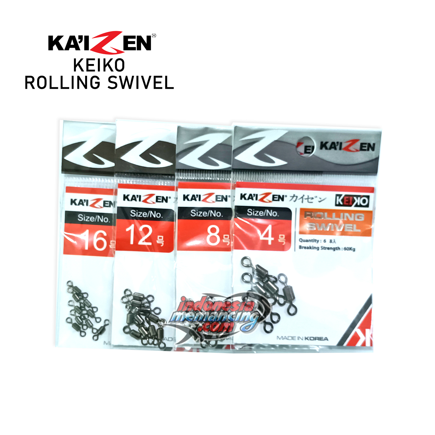 Swivel Kaizen Keiko Rolling Swivel - Gambar 5