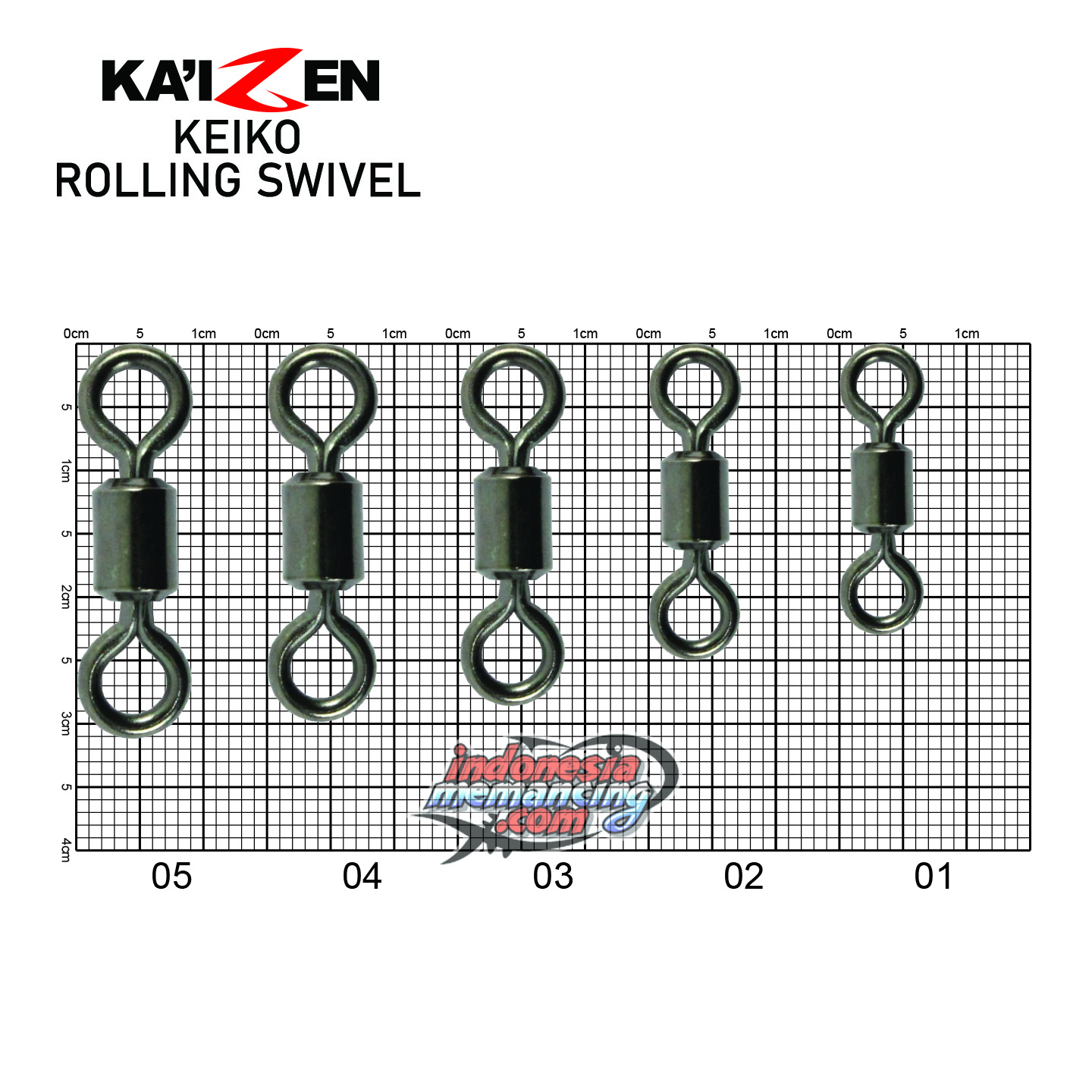 Swivel Kaizen Keiko Rolling Swivel - Gambar 6