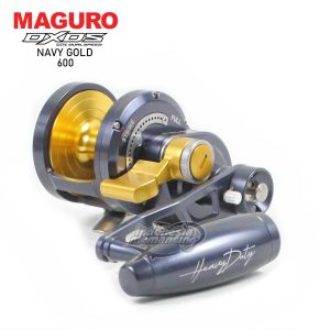 Deep-X DS 600 Navy Gold Belakang Kanan